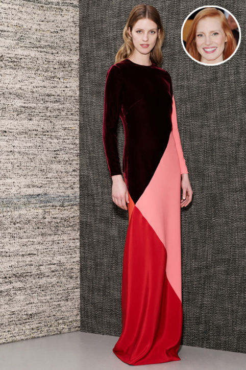 01-Jessica-Chastain-oscars-red-carpet-runway-h724